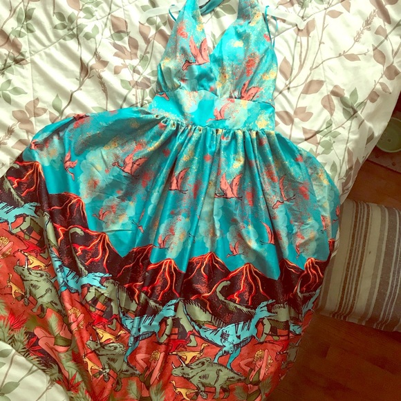 lindy bop dinosaur dress